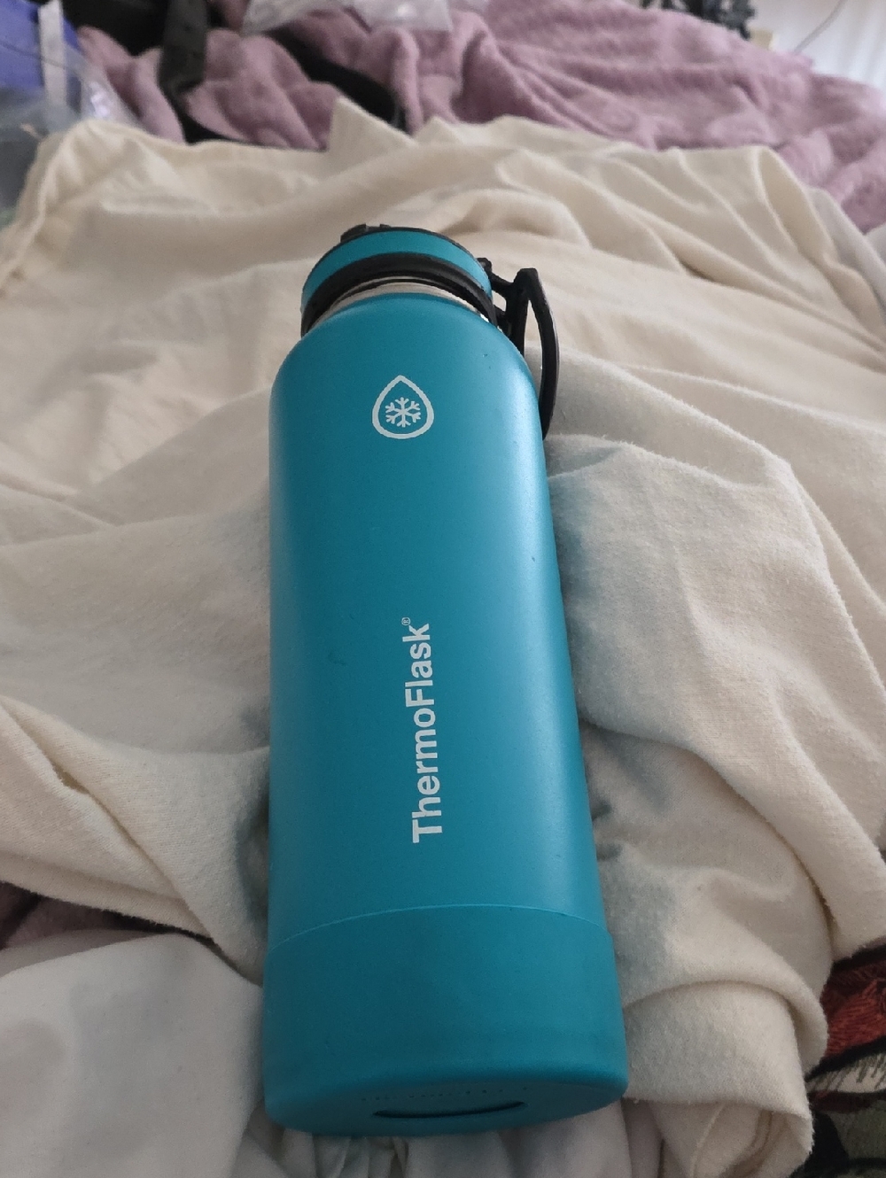 ThermoFlask Teal Insulated Water Bottle